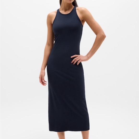 Athleta Dresses & Skirts - Athleta Sleeveless Navy Midi Tank Dress